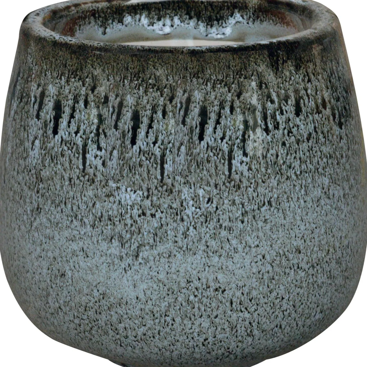 Vaso per piante in ceramica 14x14 cm nero