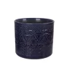 Vaso per piante in ceramica S 14,5x14,5x13 cm blu