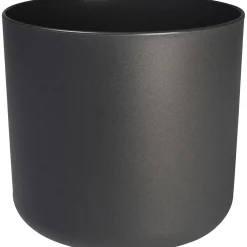 Vaso per piante rotondo Elho B.For Soft Ø 24,7 cm antracite