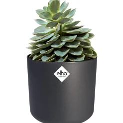 Vaso per piante rotondo Elho B.For Soft Ø 24,7 cm antracite