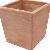Vaso Quadro Moderne in terracotta artigianale 20x20x20 cm