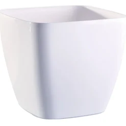 Vaso quadro Queens colore bianco in plastica 145 cm
