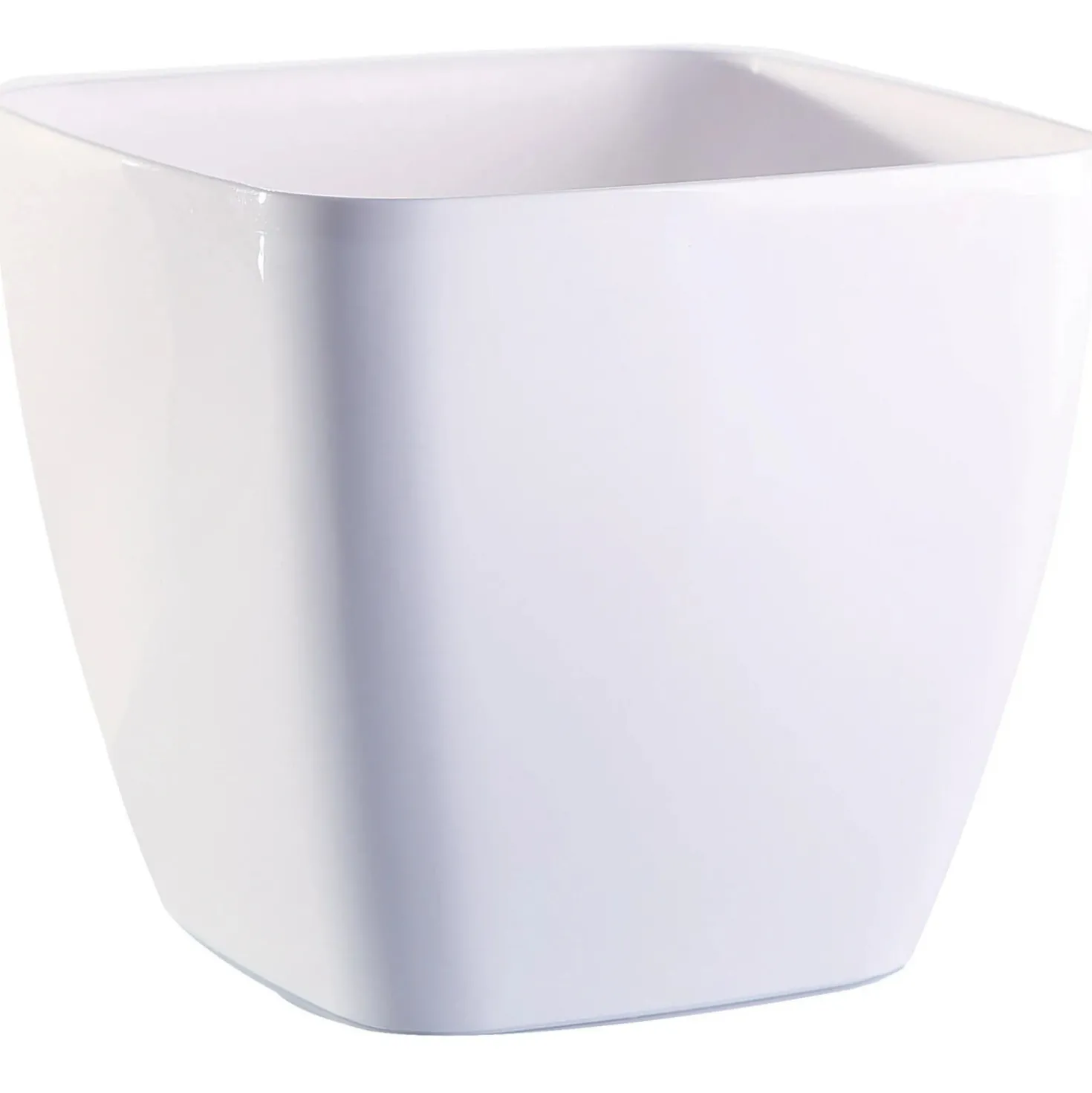 Vaso quadro Queens colore bianco in plastica 145 cm