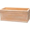 Vaso rettangolare CHI 56x28,5x21,5 cm terracotta