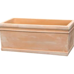 Vaso rettangolare CHI 42x21x16,5 cm terracotta