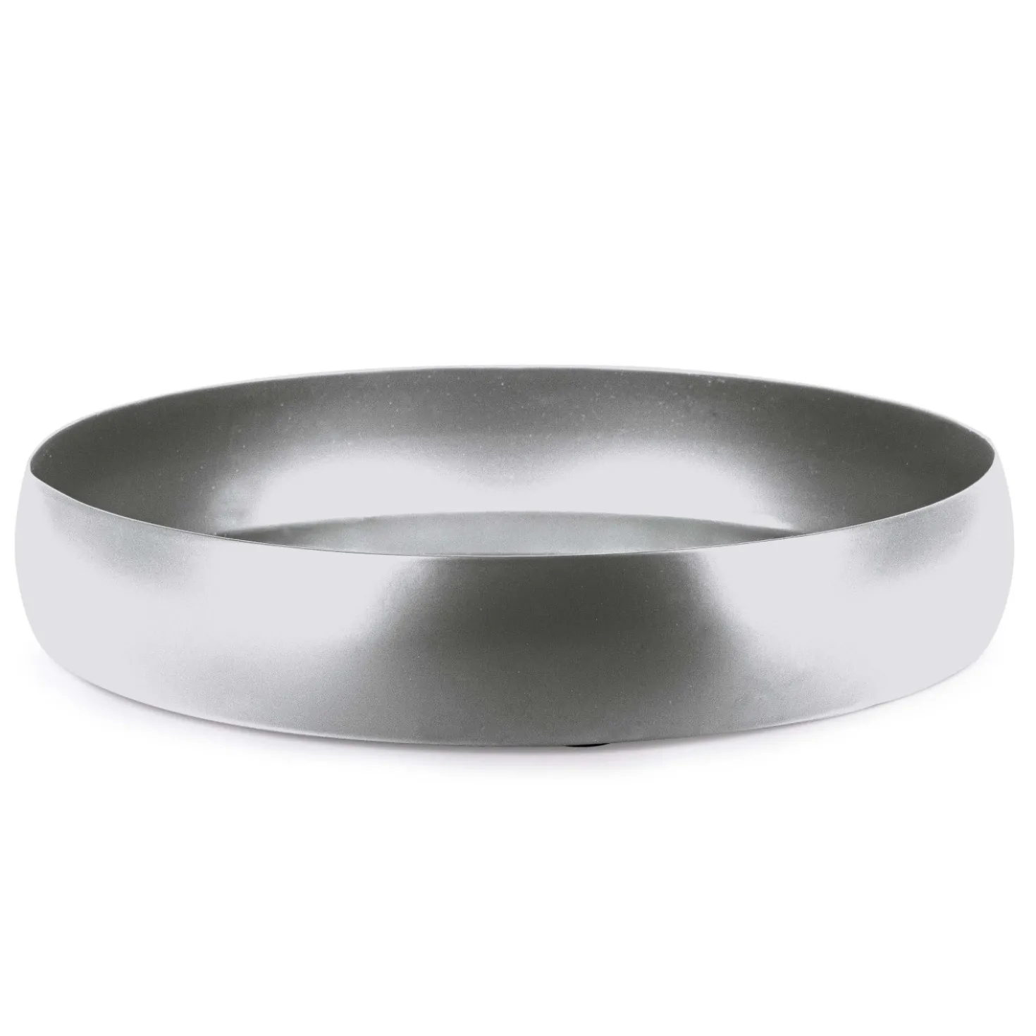 Vassoio decorativo Mythri Ø30 cm argento
