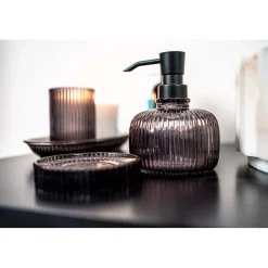 Vassoio in vetro Jewel nero