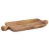 Vassoio rettangolare in legno di paulownia Aimi 40x15 cm