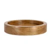Vassoio tondo in legno di paulownia Jamal Ø29 cm marrone