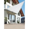 Vela ombreggiante triangolare 5x3,6x3,6 m bianca