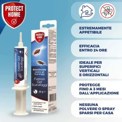 Veleno scarafaggi Protect Home Fastion Gel 20 g