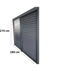 Veneziana in alluminio 300 cm per pergola 3630 e 2430