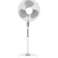 Ventilatore a piantana 3 pale Ø 40 cm bianco
