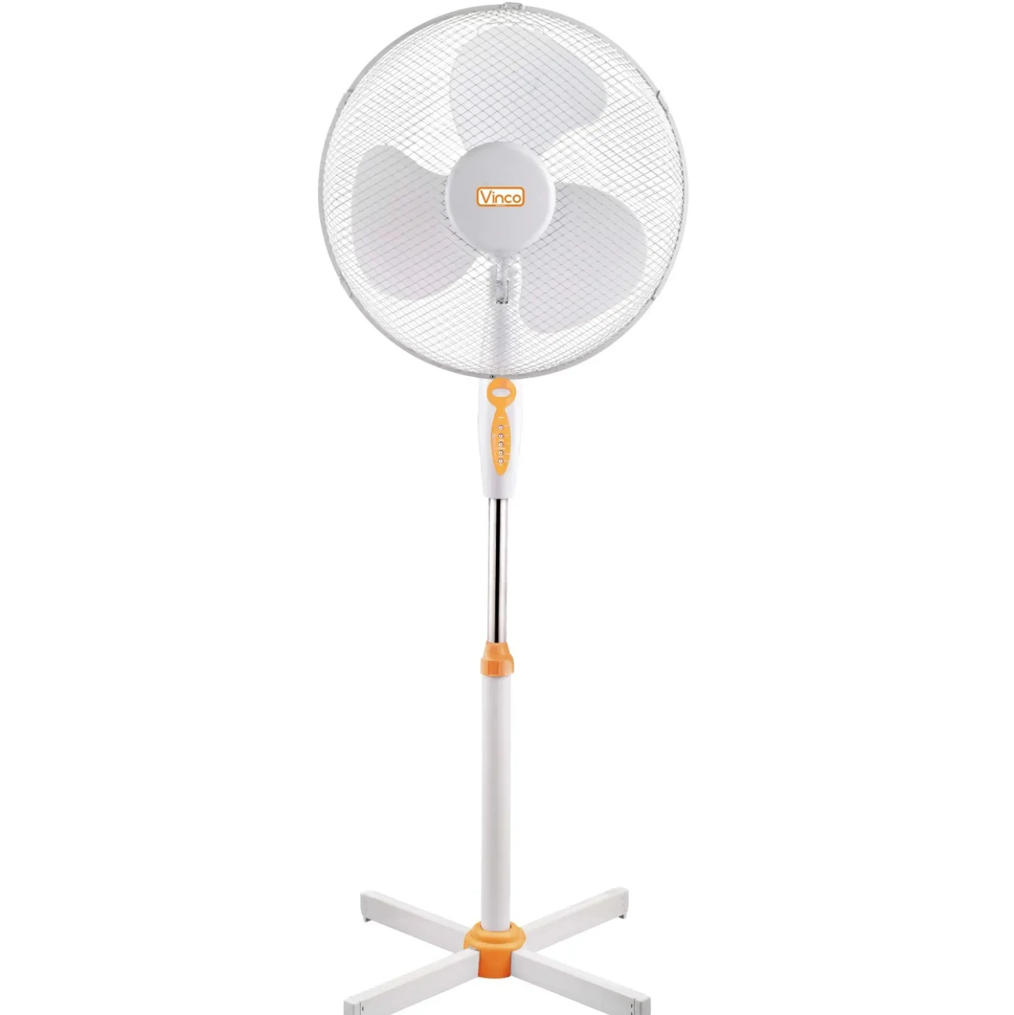 Ventilatore a piantana 3 velocità Vinco Ø 40 cm 40W H125 cm