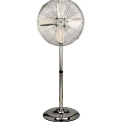 Ventilatore a piantana DCG 4 pale Ø 40 cm cromo