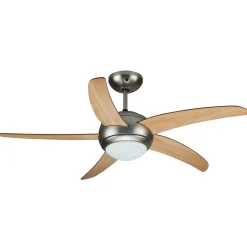 Ventilatore a soffitto 5 pale Ø 132 cm frassino