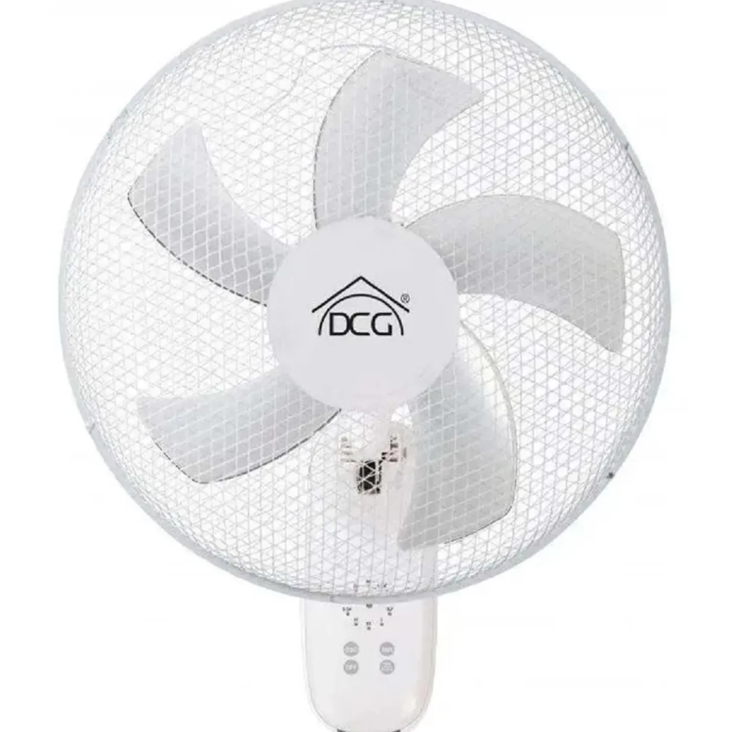 Ventilatore da parete DCG 5 pale Ø 40 cm nero