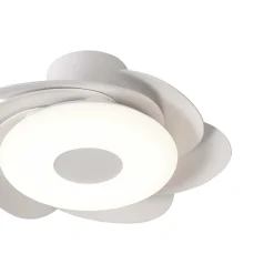 Ventilatore da soffitto con luce LED 24W Flower ventilatore 24W bianco