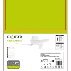 Ventilatore da soffitto con luce LED Groeland 2640 lm 3000/5000 K Ø 79,5x21 cm