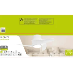 Ventilatore da soffitto con luce LED Groeland 2640 lm 3000/5000 K Ø 79,5x21 cm