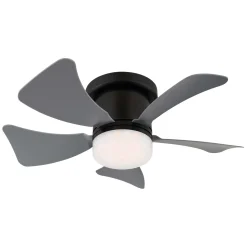 Ventilatore da soffitto con luce LED dimmerabile Ø 40,6 cm grigio
