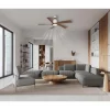 Ventilatore da soffitto con luce LED dimmerabile Ø 132 cm eff legno