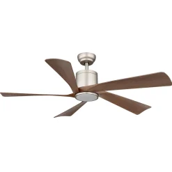 Ventilatore da soffitto con luce LED dimmerabile Ø 132 cm eff legno