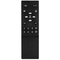 Ventilatore da soffitto con luce LED dimmerabile Ø 132 cm eff legno