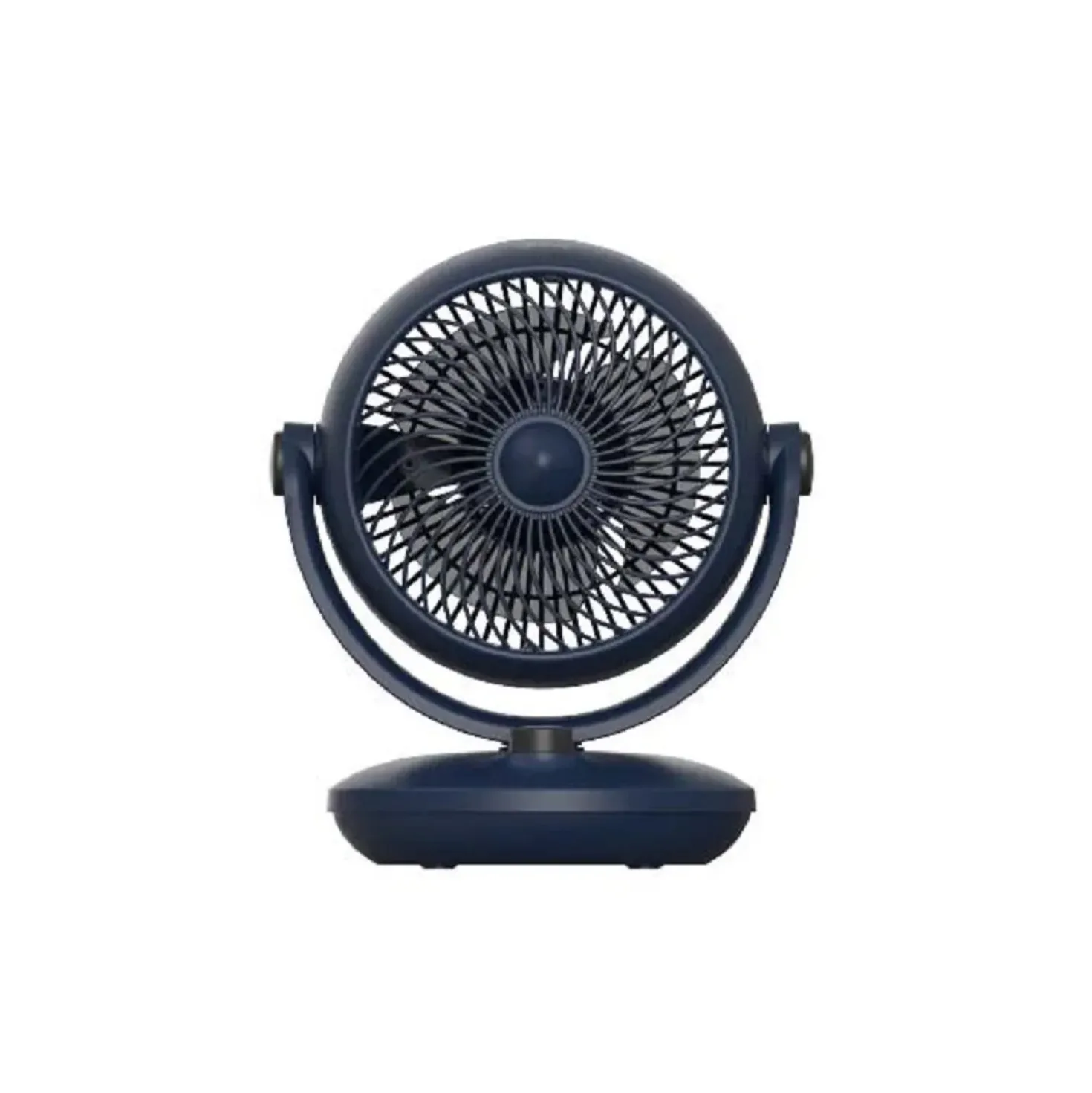 Ventilatore da tavolo 3 pale Ø 20 cm blu/nero