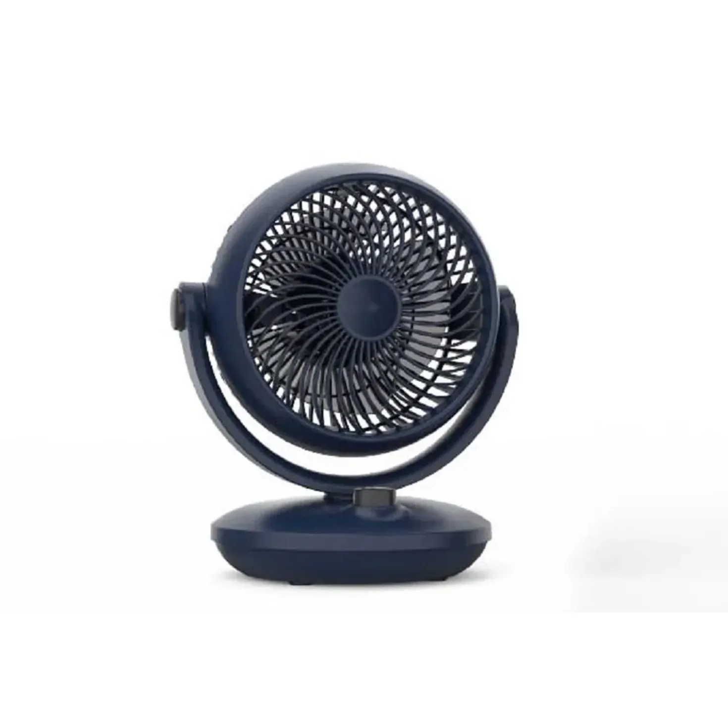 Ventilatore da tavolo 3 pale Ø 20 cm blu/nero