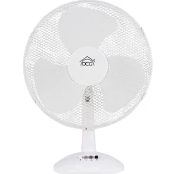 Ventilatore da tavolo DCG 3 pale Ø 40 cm bianco