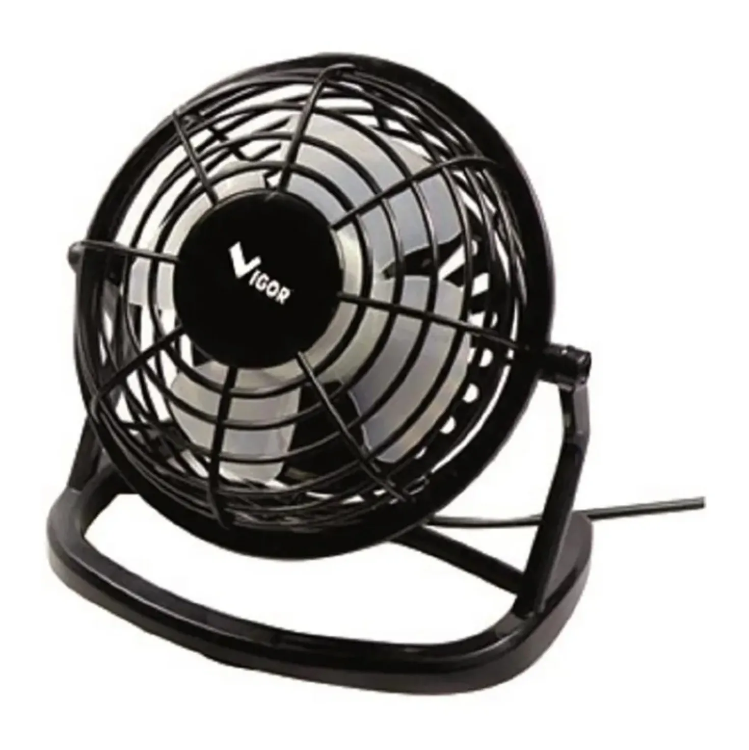 Ventilatore da tavolo MINI 4 pale Ø 15 cm nero