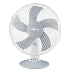 Ventilatore da tavolo Steelo 5 pale Ø 40 cm bianco
