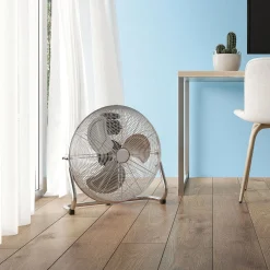 Ventilatore da terra 45 cm cromato