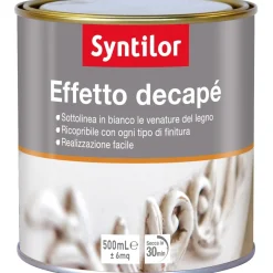 Vernice effetto decapé bianco