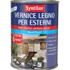 Vernice per legno da esterno satinato ad acqua teck 250 ml