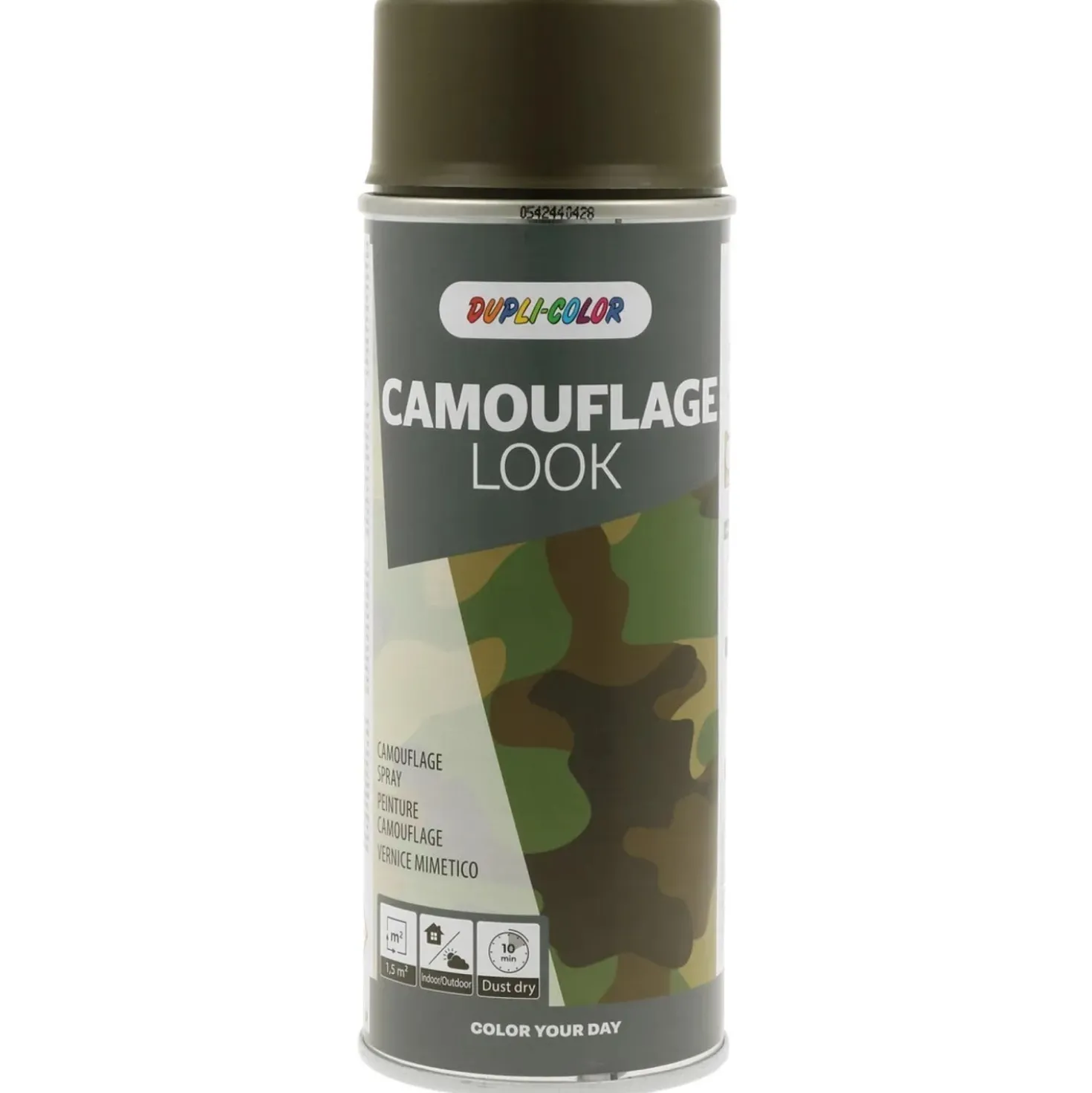 Vernice spray Dupli-Color Camouflage Giallo-verde opaco 400 ml