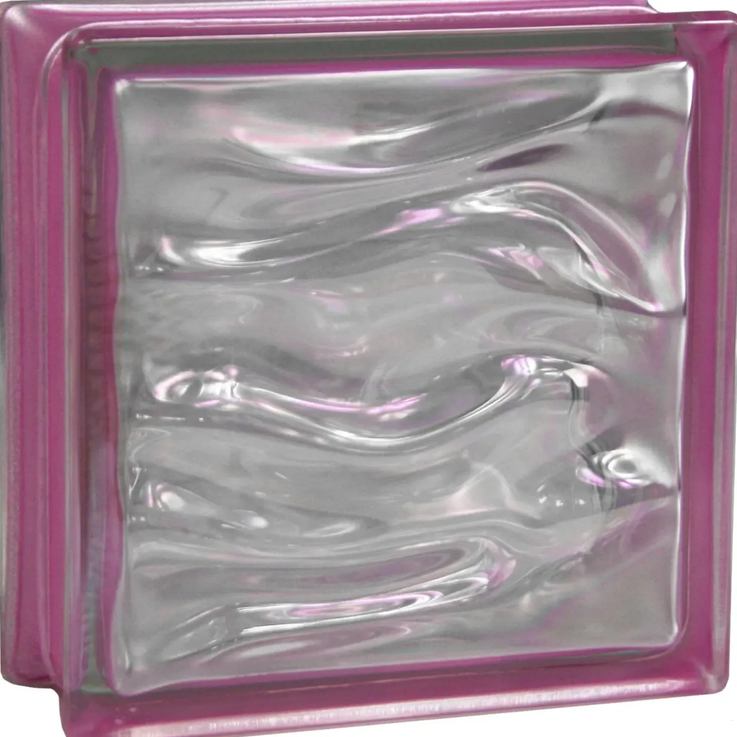 Vetrocemento BM Aqua Reflex ametista 19x19x8 cm