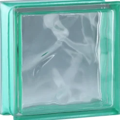 Vetrocemento BM Nuvola reflex smeraldo 19x19x8 cm
