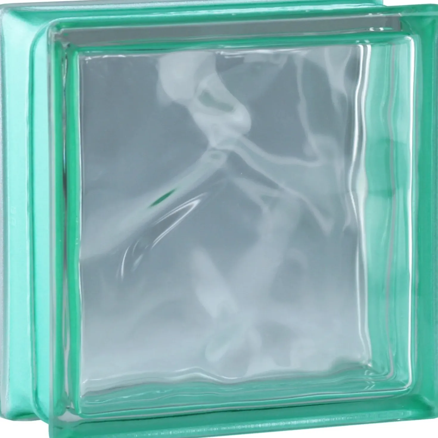 Vetrocemento BM Nuvola reflex smeraldo 19x19x8 cm
