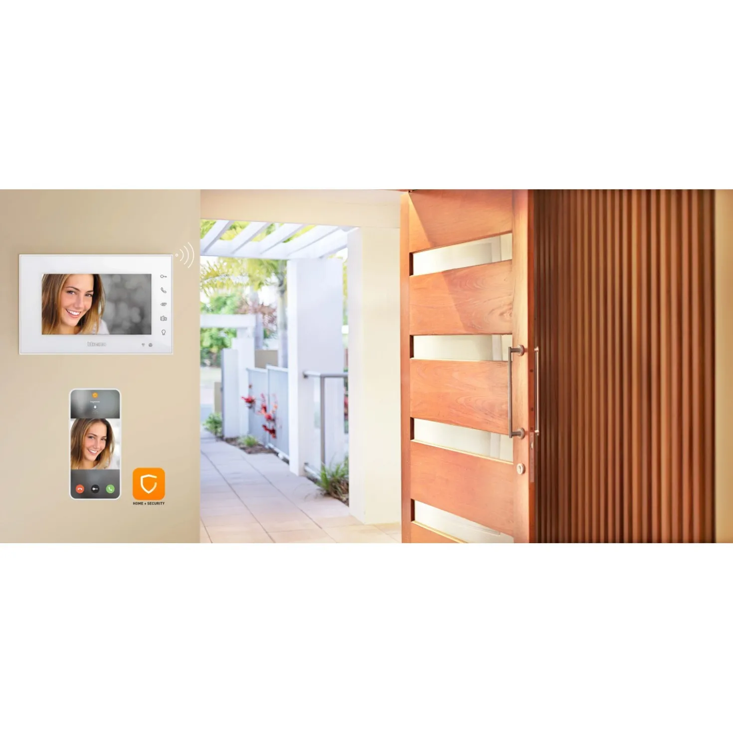 Videocitofono Bticino WiFi Monitor interno 2 fili Display 7``