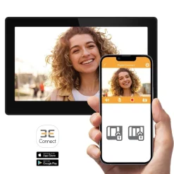 Videocitofono WiFi 2 Fili 7" 2K Extel Digital Connect nero
