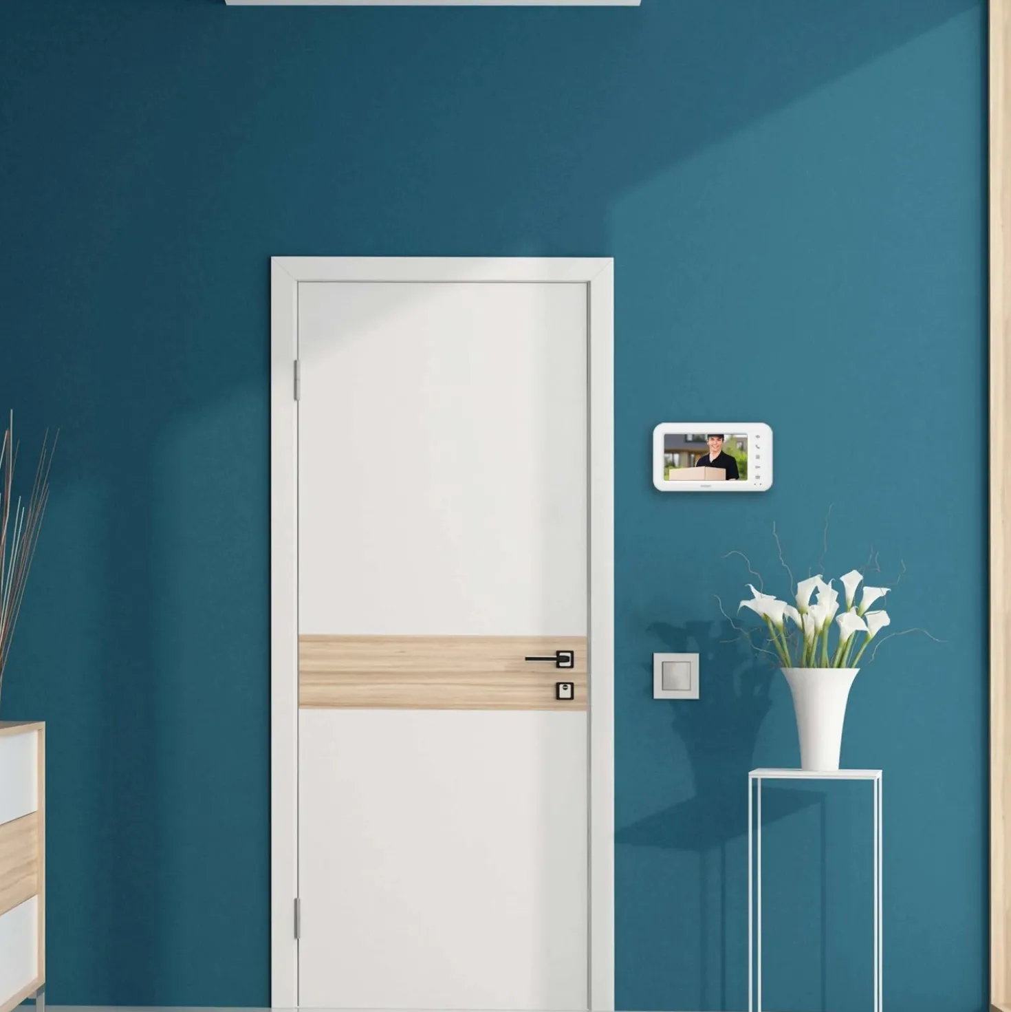 Videocitofono Wi-Fi 2 Fili Monofamiliare Elia Smart Avidsen