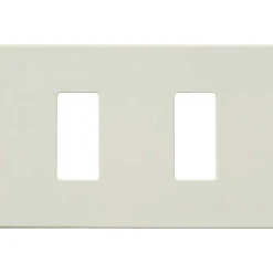 Vimar 8000 placca 2M resina scatto colore avorio