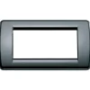 Vimar Idea placca Classica 4M tecnopolimero colore nero