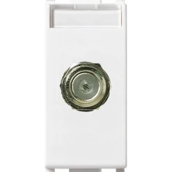 Vimar Plana presa coassiale tipo F femmina colore bianco