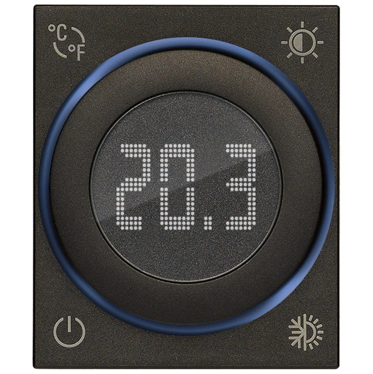 Vimar termostato a rotella 100-240V 2M nero