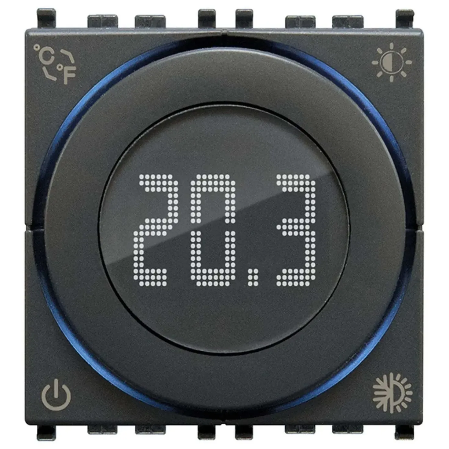 Vimar termostato a rotella connesso IoT 2M bianco