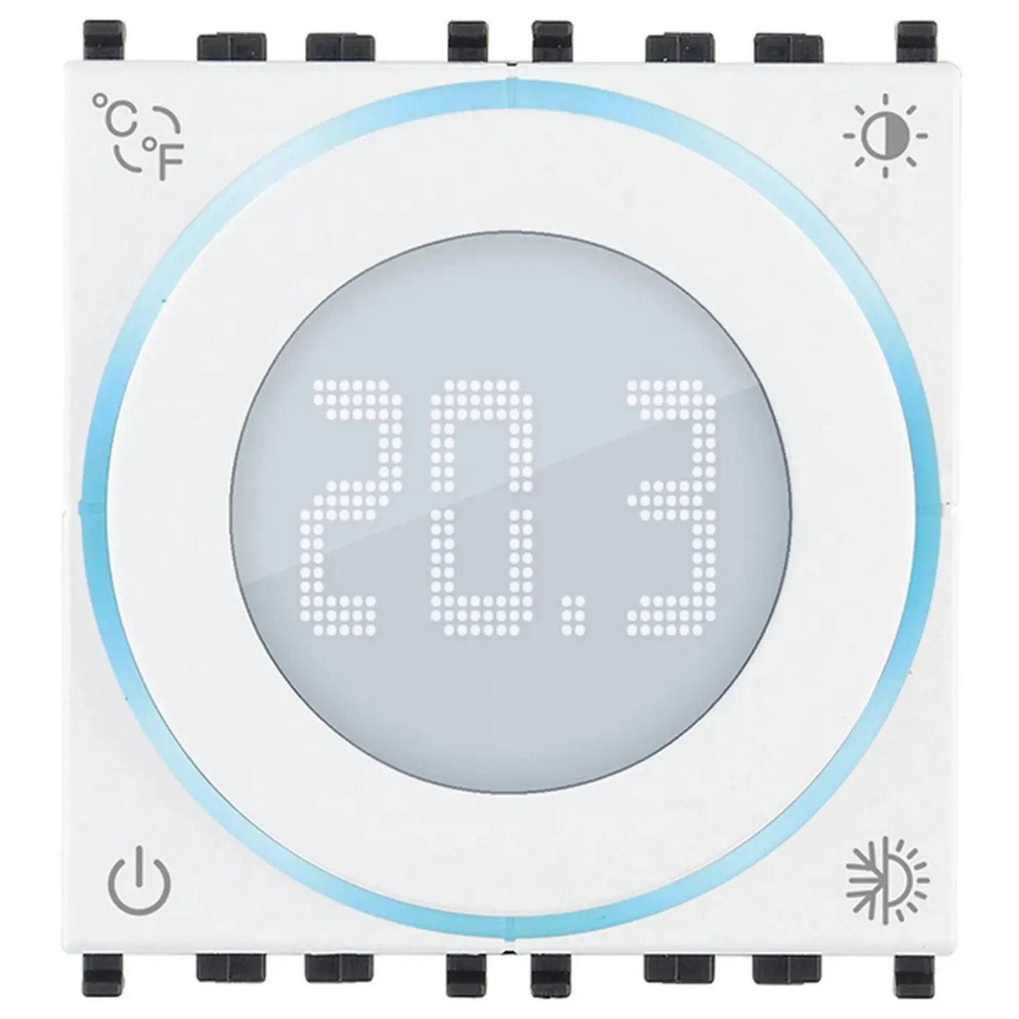 Vimar termostato a rotella connesso IoT 2M bianco