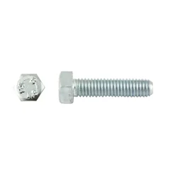 Vite ferro a testa esagonale DIN 933 zincata mm 8 x 80 mm 13 x2 pz